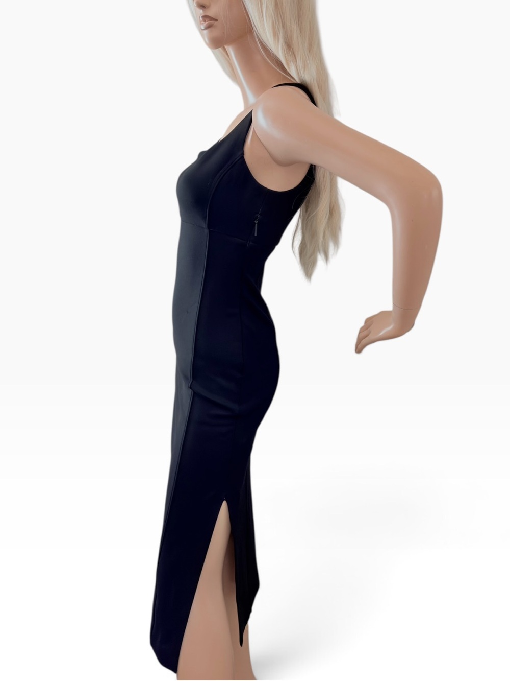 Spanx SPANXshape Ponte Midi Tank Dress Classic Black Size XS - Picture 7 of 15
